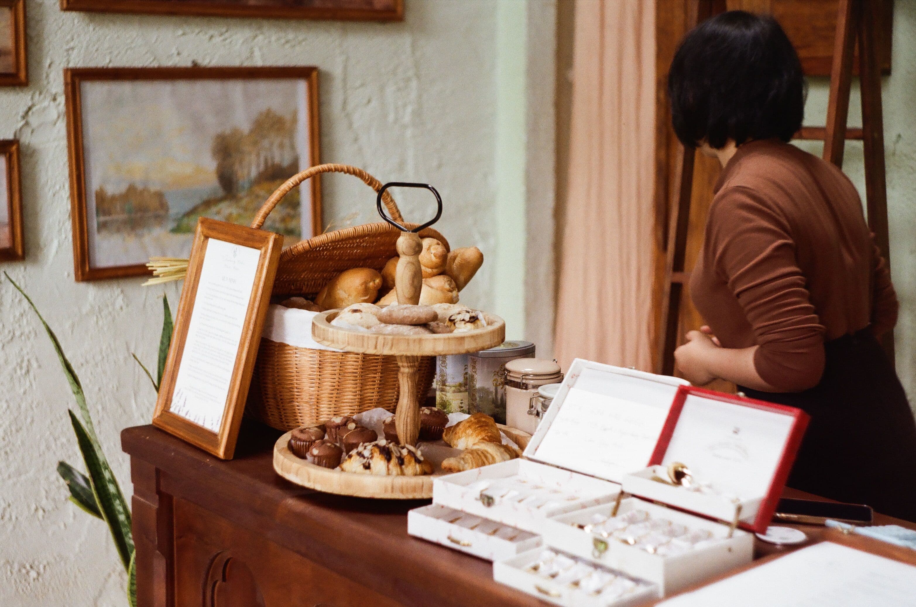 Fresh pastries photo